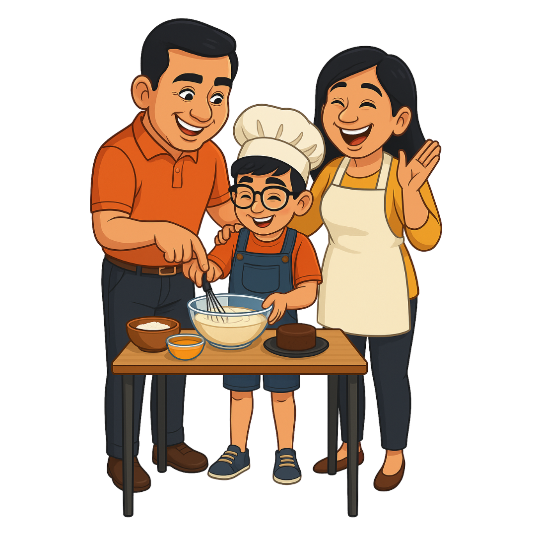 Piktoon Caricature Birthday Gift for Son: Baked with Love