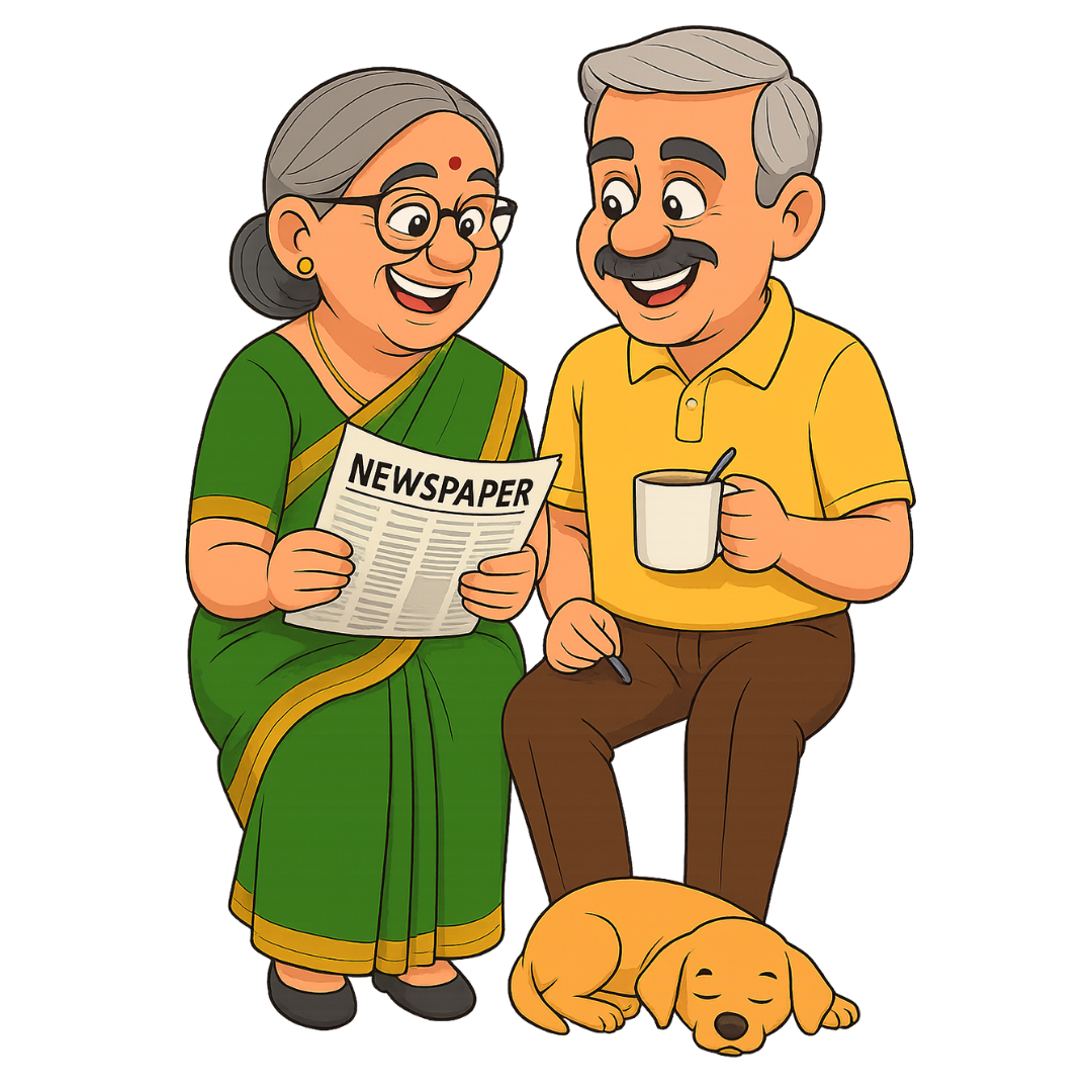 Piktoon Caricature Gift for Parents – Keep Their Bond Alive