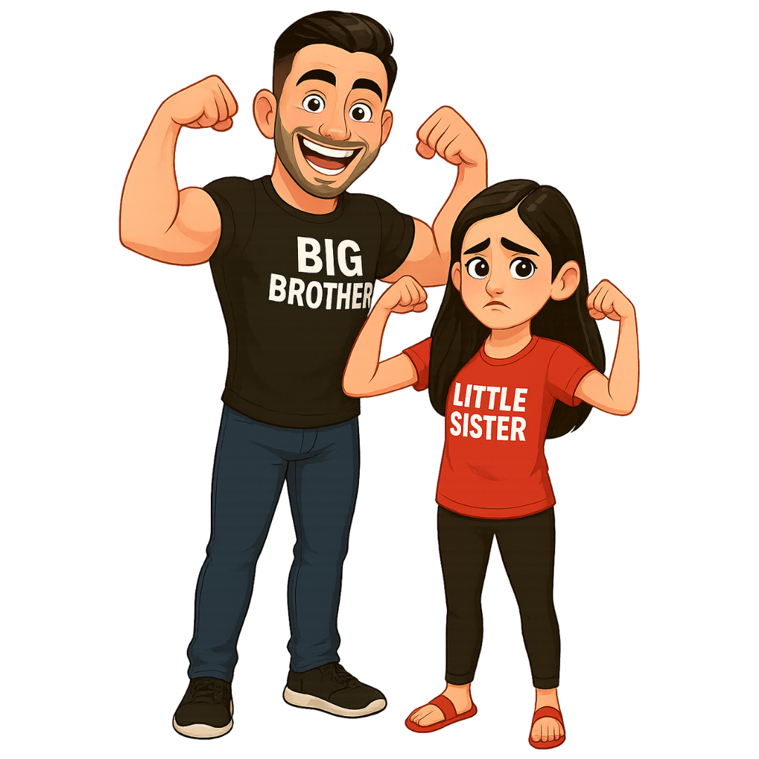 Piktoon Birthday Caricature for Sister | Buy Now