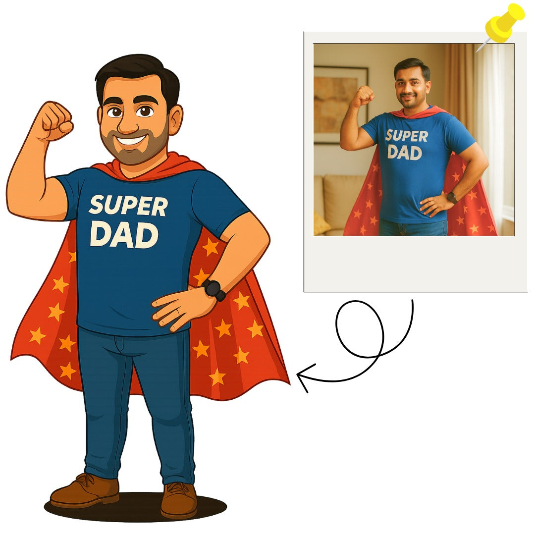 Piktoon Birthday Caricature for Father