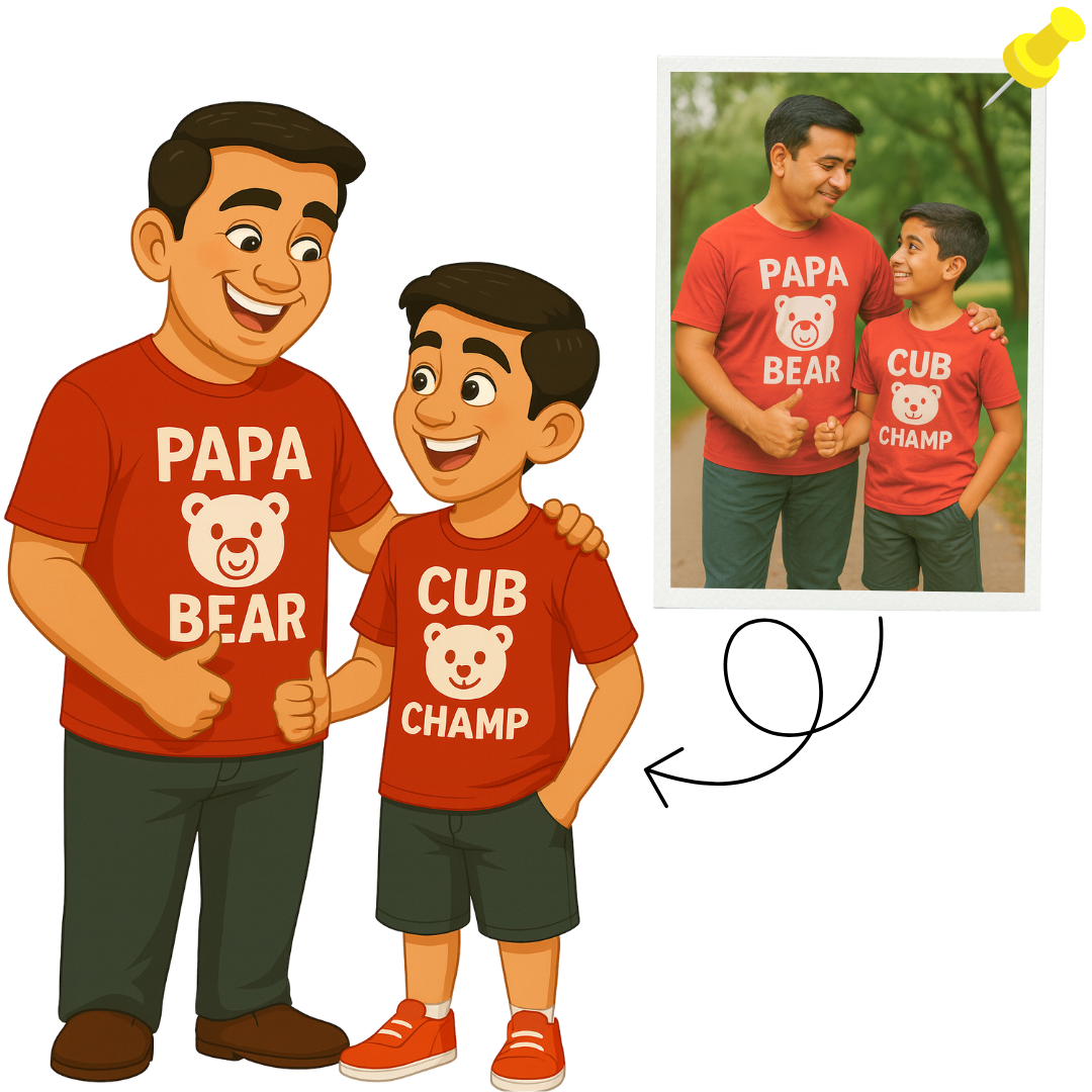 Piktoon Birthday Special Caricature for Son