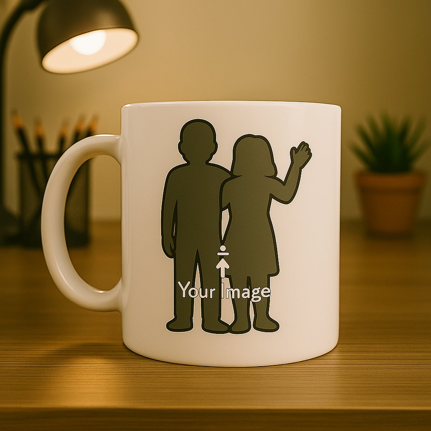 Piktoon Custom Caricature Mug – Sip with Your Story