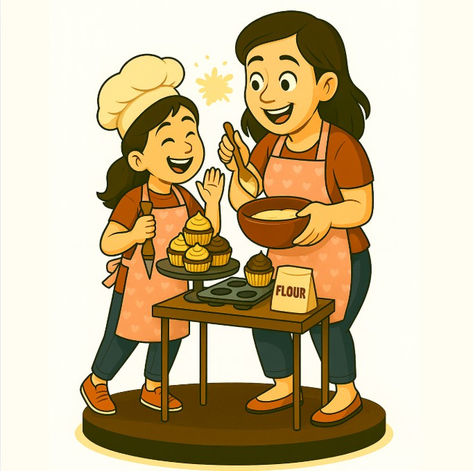 Piktoon Funny Caricature Gift for Daughter