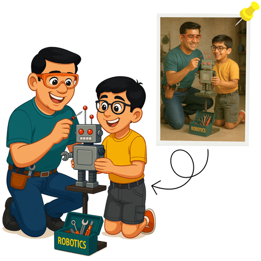 Piktoon Personalized Caricature Gift for Son