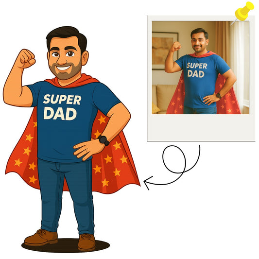 Piktoon Birthday Caricature for Father