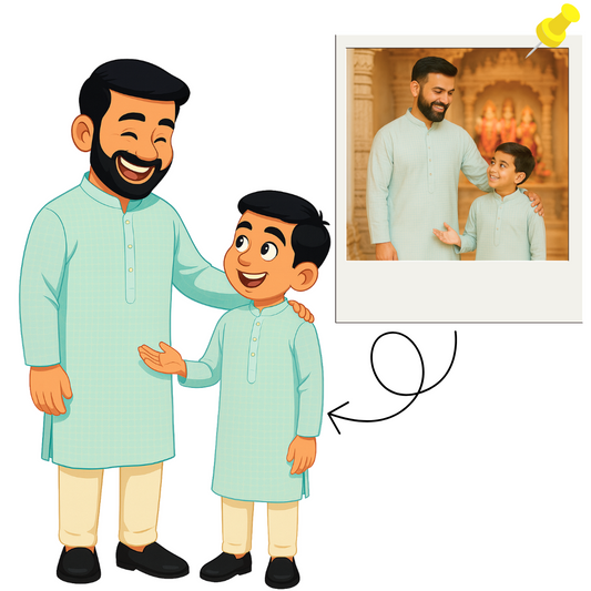 Piktoon Best Caricature Gift for Son’s Birthday