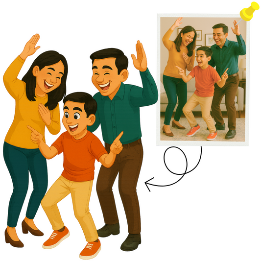 Piktoon Birthday Cartoon Art for Son