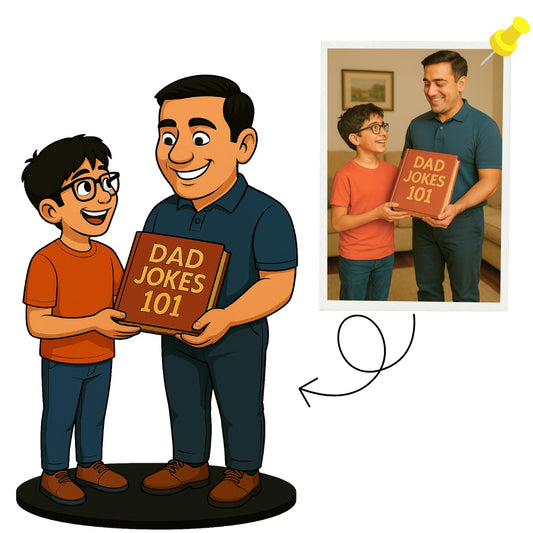 Piktoon Dad Birthday Caricature Gift