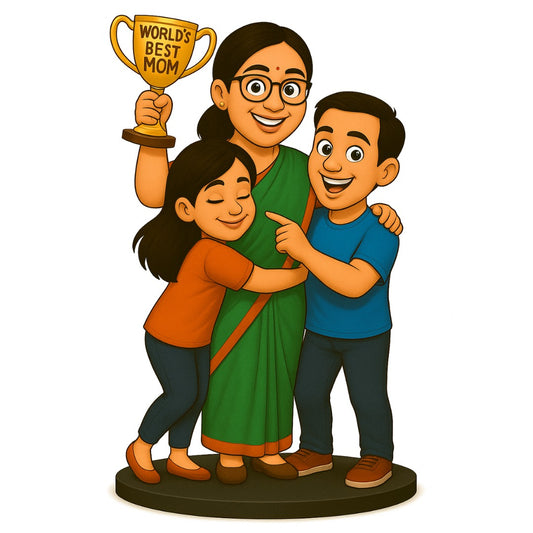 Piktoon  Birthday Caricature for Mom