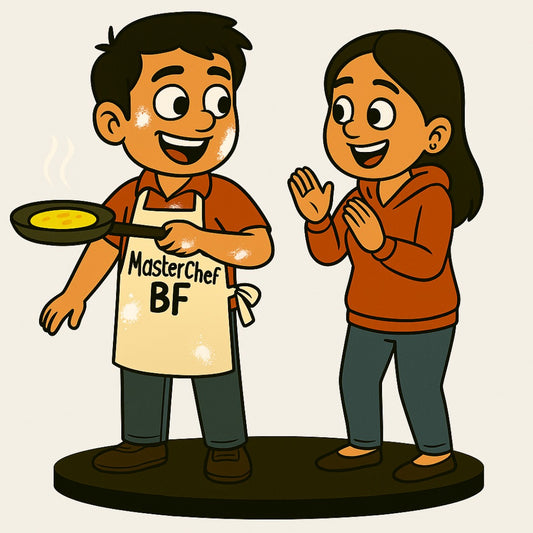 Piktoon Caricature Gift for Cooking Couple