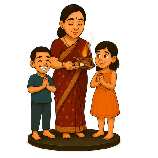 Piktoon Caricature Special Birthday Gift for Mother