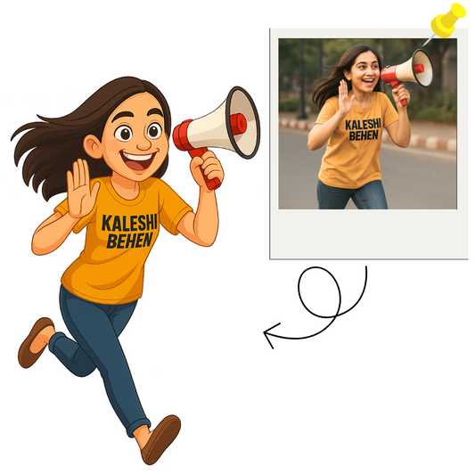 Piktoon Cute Personalized Caricature Gift for Sister – Buy Now