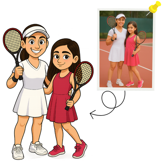 Piktoon Funny Caricature for Sister's Birthday – Buy Before It’s Late
