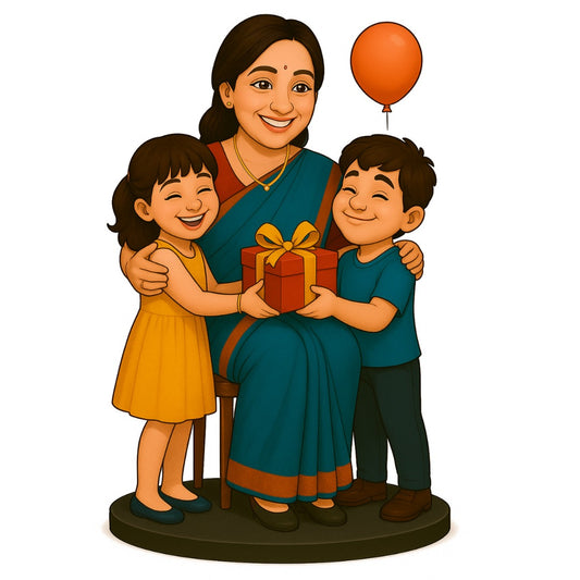 Piktoon Mom Caricature Birthday Gift