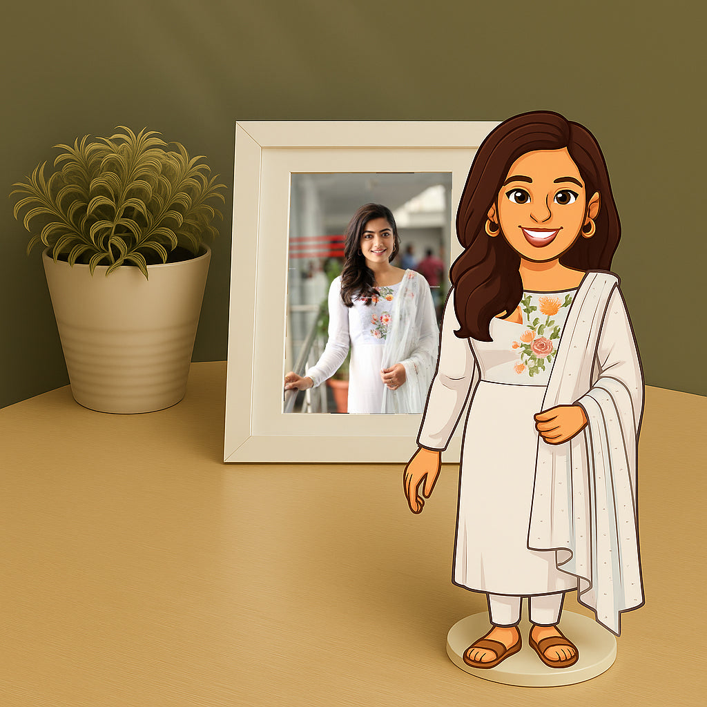 Piktoon Customized Caricature Standee Gift – Premium Personalized Artwork