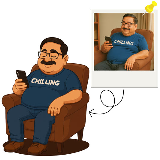 Piktoon Customized Caricature for Dad