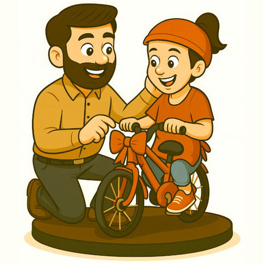 Piktoon Cute Caricature Birthday Gift for Daughter