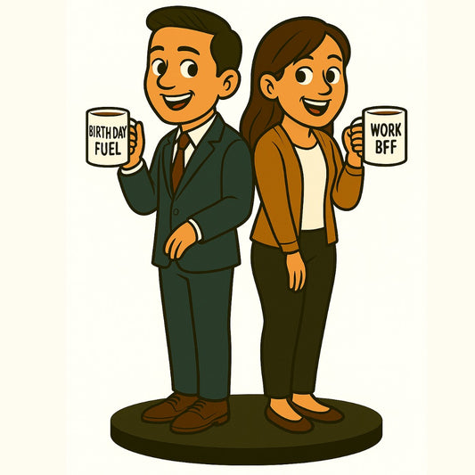 Piktoon Work BFFs: A Cute Caricature Gift for Your Office Mate!
